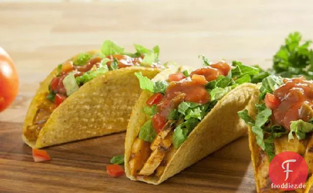 Gewürfelte Tomaten Stand 'N Stuff® Chicken Tacos