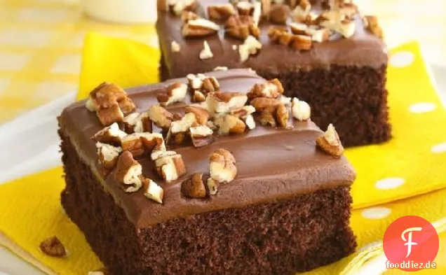 Dreifacher Schokoladenblattkuchen