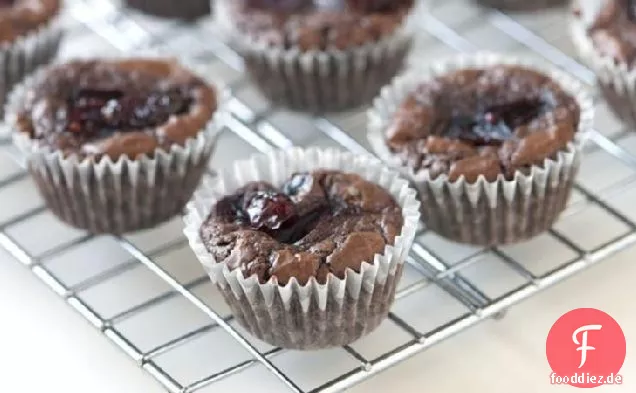 Kirsche-Merlot Brownie Bites