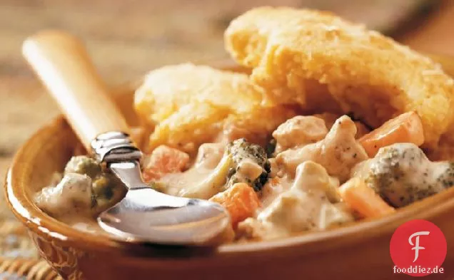 Cornbread-garniert Chicken Pot Pie