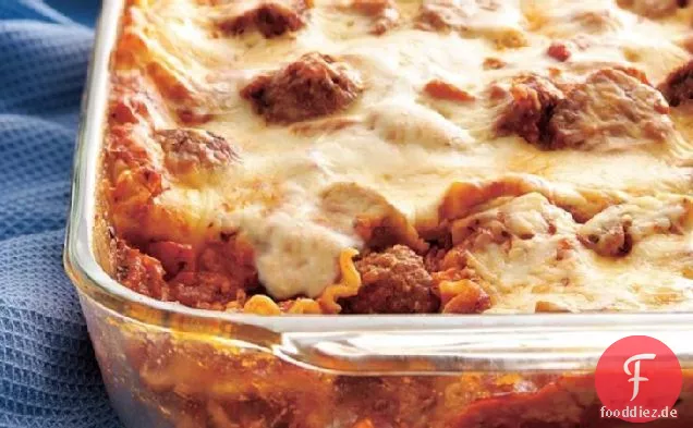 Fleischbällchen Lasagne