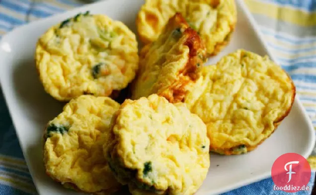 Brokkoli und Cheddar-Mini-Frittatas