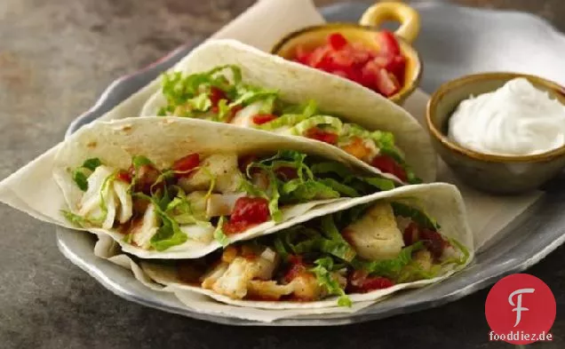 Fisch-Tacos mit Pico de Gallo