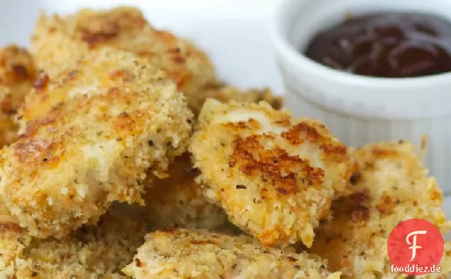 Süßkartoffel-Hähnchen-Nuggets