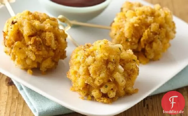 Gebratene Mac- und Käsebällchen