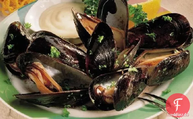 Muscheln mit Senfsauce