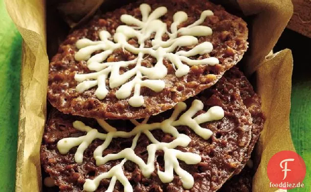 Haselnuss Spitze Cookies