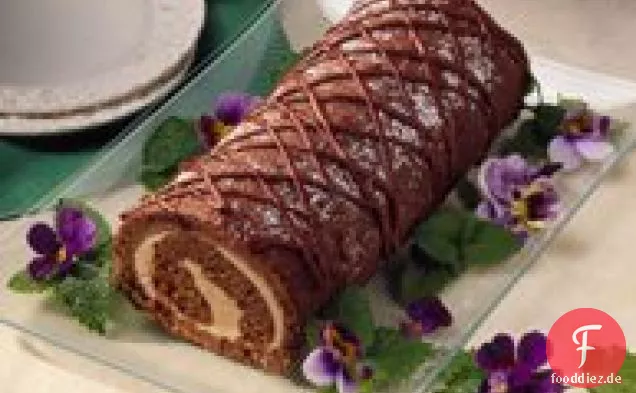 Apfel Butter Kuchen Rolle