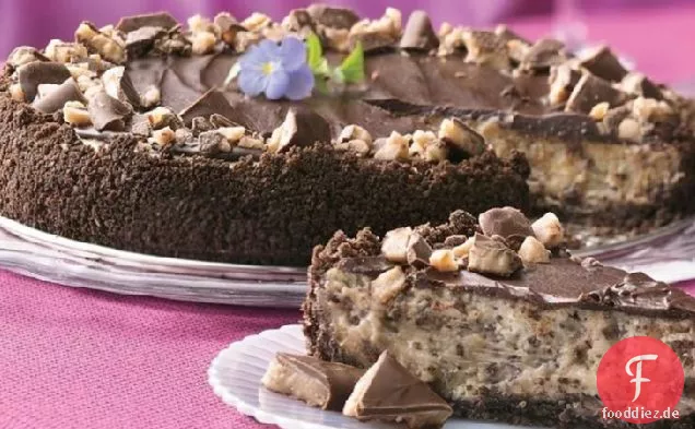 Schokoladen-Chip-Toffee-Käsekuchen
