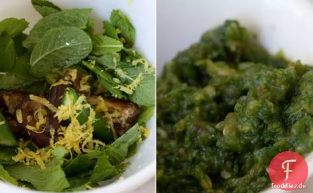 Rezept für frischen Erbsensalat