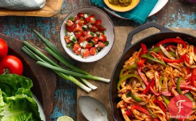 BBQ Huhn Fajitas