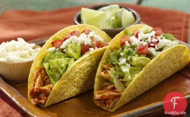Einfache Chipotle Huhn Tacos