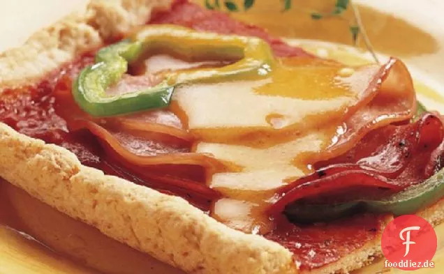 Heiße Sub Deep-Dish-Pizza