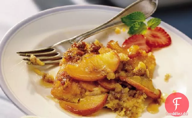 Apfel und Wurst Ofen Pfannkuchen