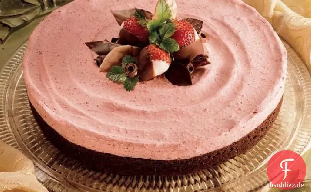 Erdbeer-Brownie-Mousse-Torte