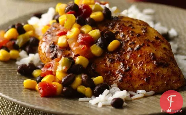 Würzige Pfanne Huhn