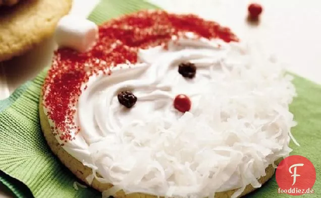 Jolly Santa Cookies