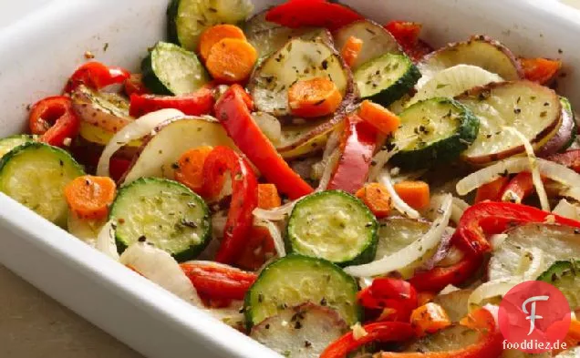 Gemischtes Gemüse backen
