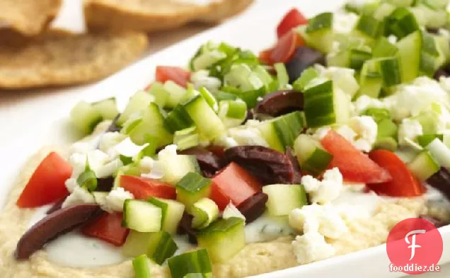 Dünne Griechische Layered Dip