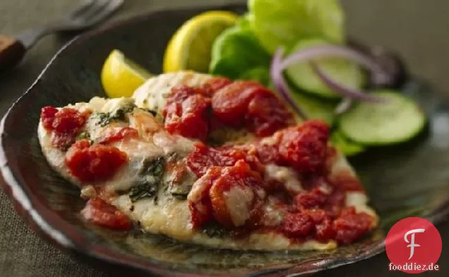 Tilapia-Tomaten-Basilikum-Filets