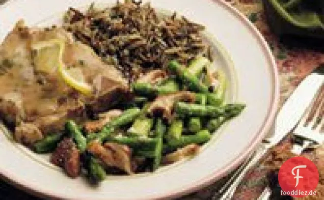 Zitronen-Honig-Schweinekoteletts