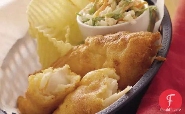 Bier-zerschlagener Fisch