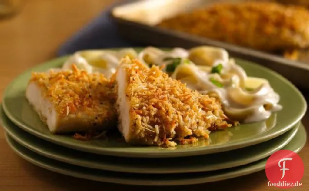 Knuspriger Knoblauch-Parmesan Huhn