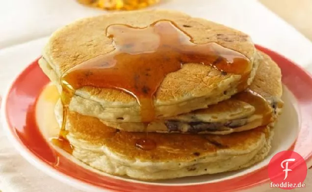 Schokolade-Chip-Pfannkuchen