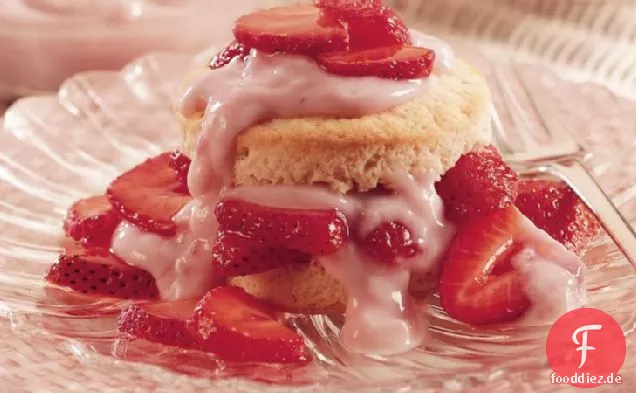 Erdbeer-Joghurt-Shortcakes