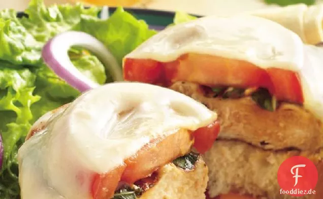 Provolone-ersticktes Huhn