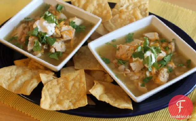 Weißes Chili mit Huhn