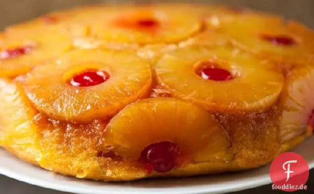 Ananas Upside-Down-Pfanne Kuchen