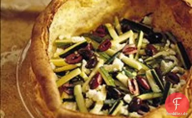 Mediterraner niederländischer Babypfannkuchen