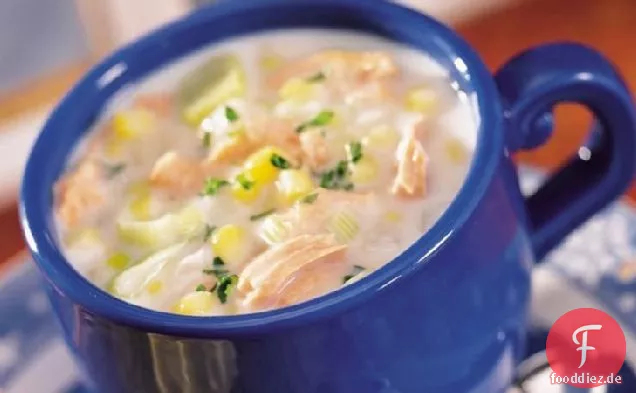 Einfache Lachs-Chowder