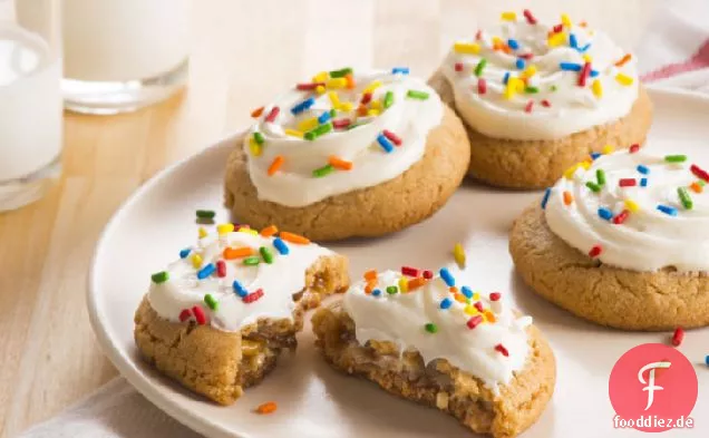 Snickers ™-Gefüllte Erdnussbutter-Kekse