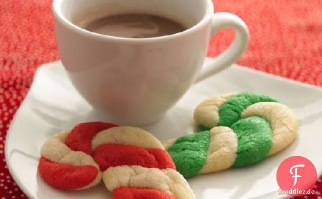 Weihnachten Candy Cane Cookies