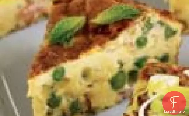 Pancetta Und Erbsen Frittata