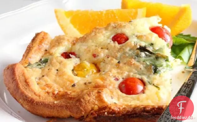 Make-Ahead Tomaten-Croissant Quiche