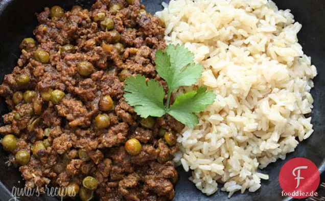 Lamm Kheema Mit Erbsen