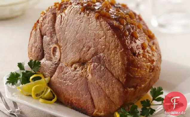 Glasierter gebackener Schinken