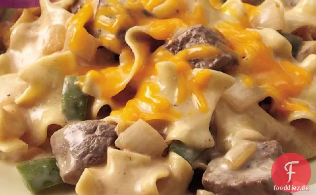 Philly Cheesesteak Casserole