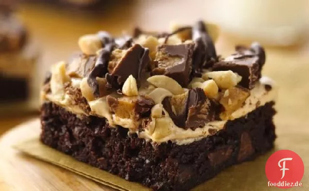 Erdnussbutter Rocky Road Brownies