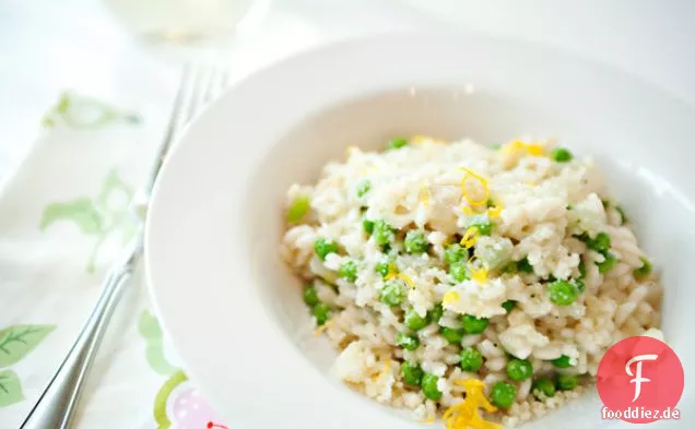 Erbsen-Zitronen-Risotto