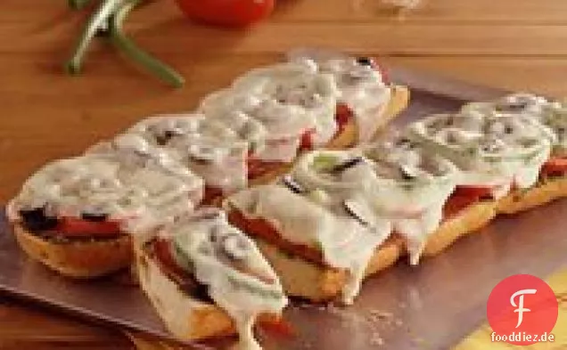 Antipasto Französisch Brot Pizzen