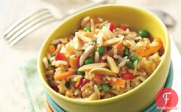 Slow-Cooker Frühling Reis Pilaw