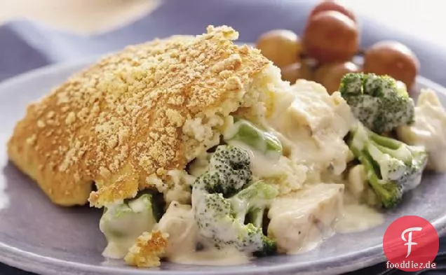 Geschichtete Keks Huhn Divan