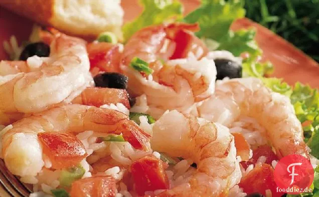Garnelen-Reis-Salat