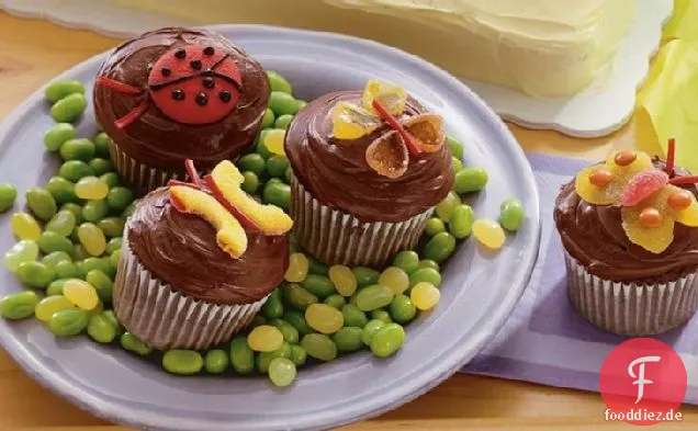 Verrückte Critter Cupcakes