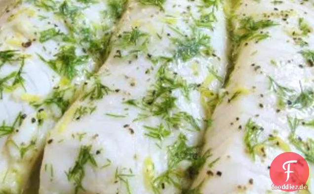 Tilapia Mit Zitrone Und Dill