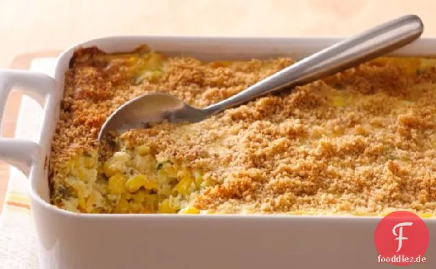 Klassischer gebackener Maispudding
